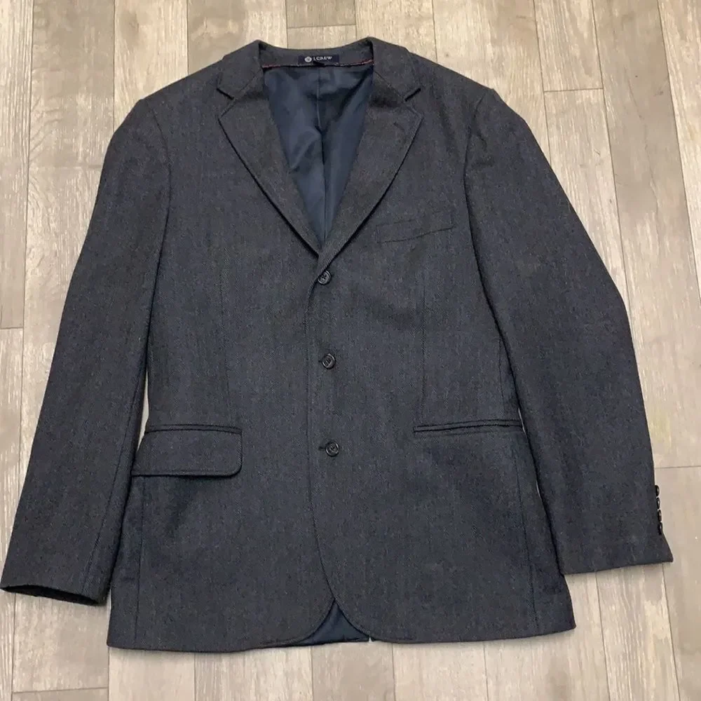 Mens J.‎ Crew Wool Blend Legacy Sports Coat Blazer